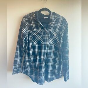 Columbia Flannel Jacket with Hood